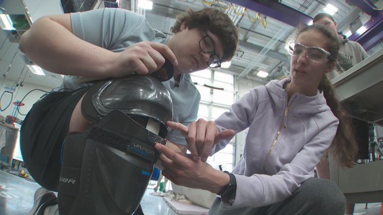 Minnesota Wild and St. Thomas students innovate hockey shin guards in ...