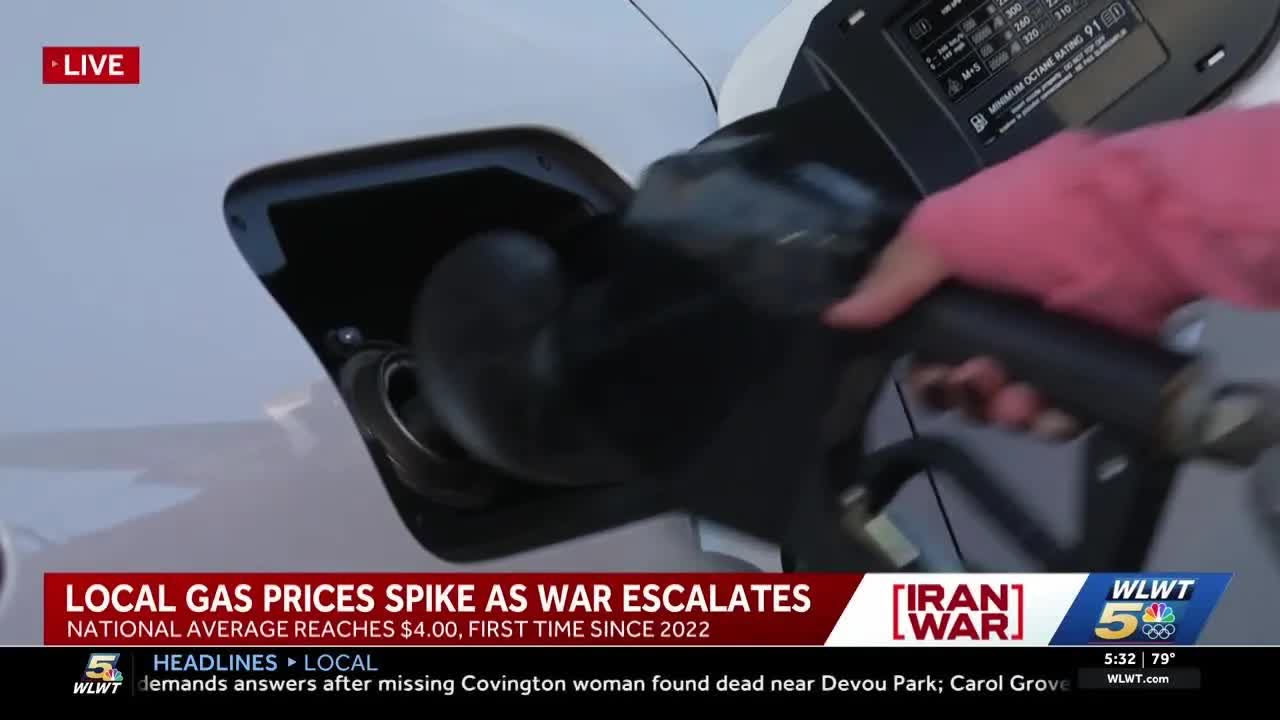 Greater Cincinnati feeling impact at pump as gas prices rise above $4 ...