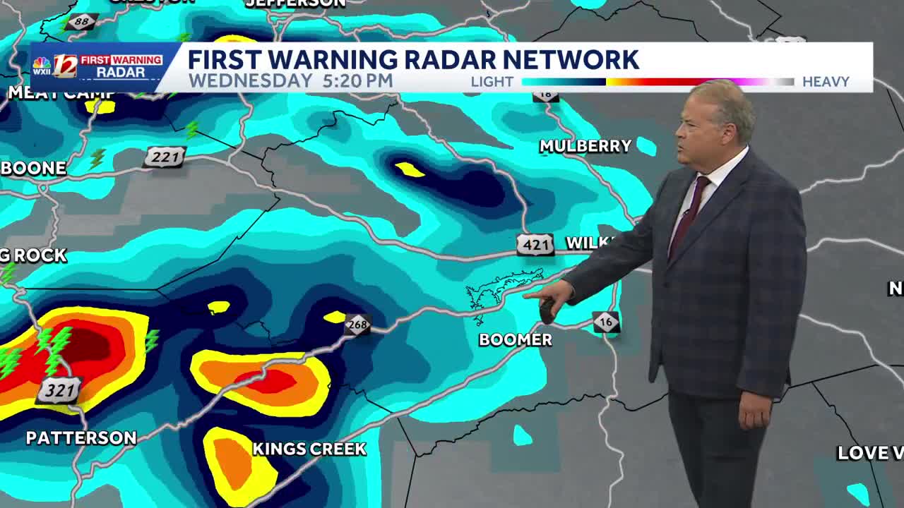 Scattered rain and storms April 1 update on Wednesday night, isolated ...