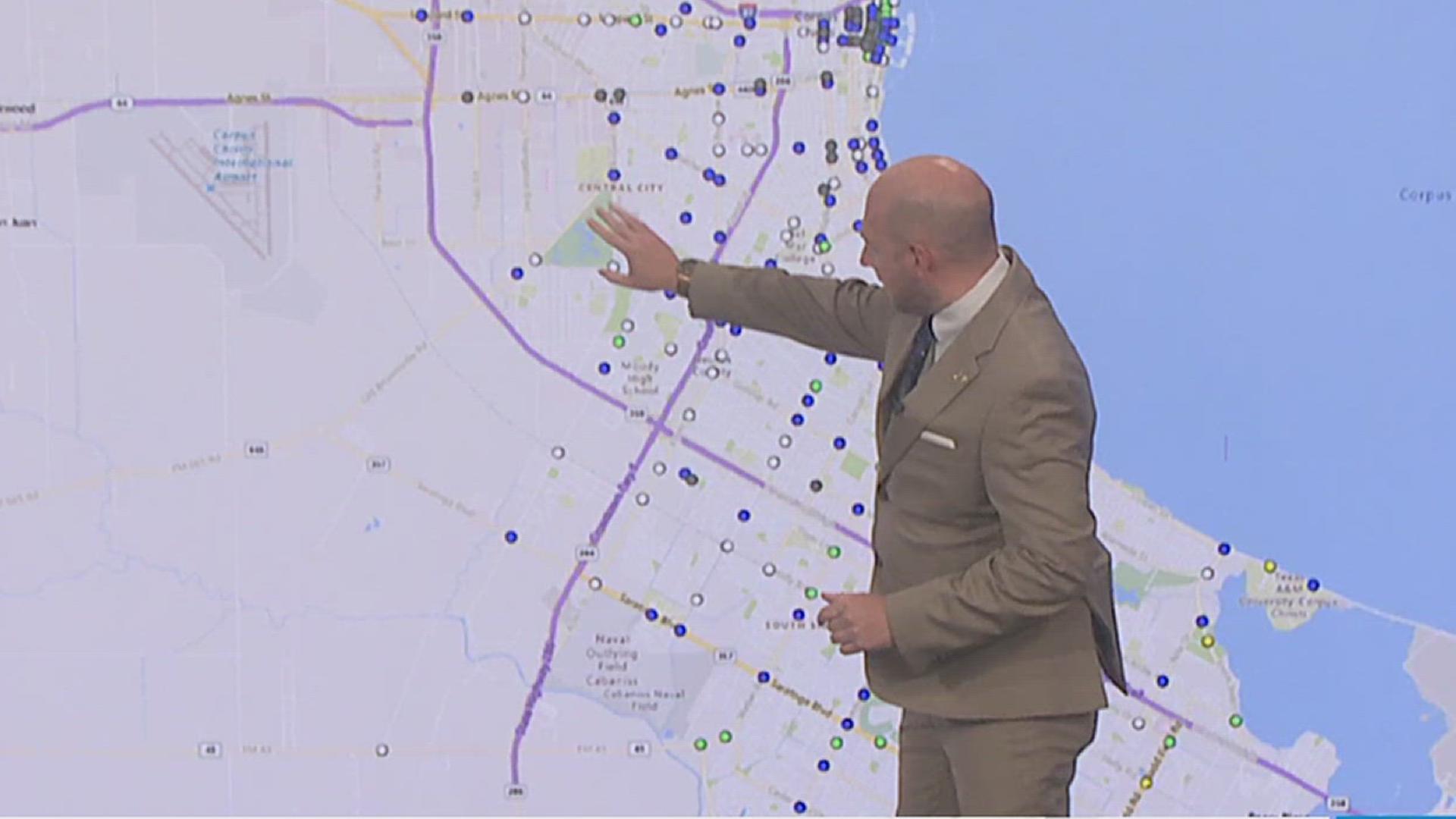 Traffic chaos in Corpus Christi after signal failures hit dozens of ...