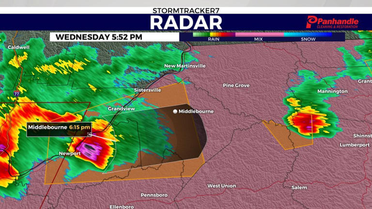 Severe thunderstorm warning issued