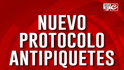 Nuevo protocolo antipiquetes: el Gobierno te paga para no marchar