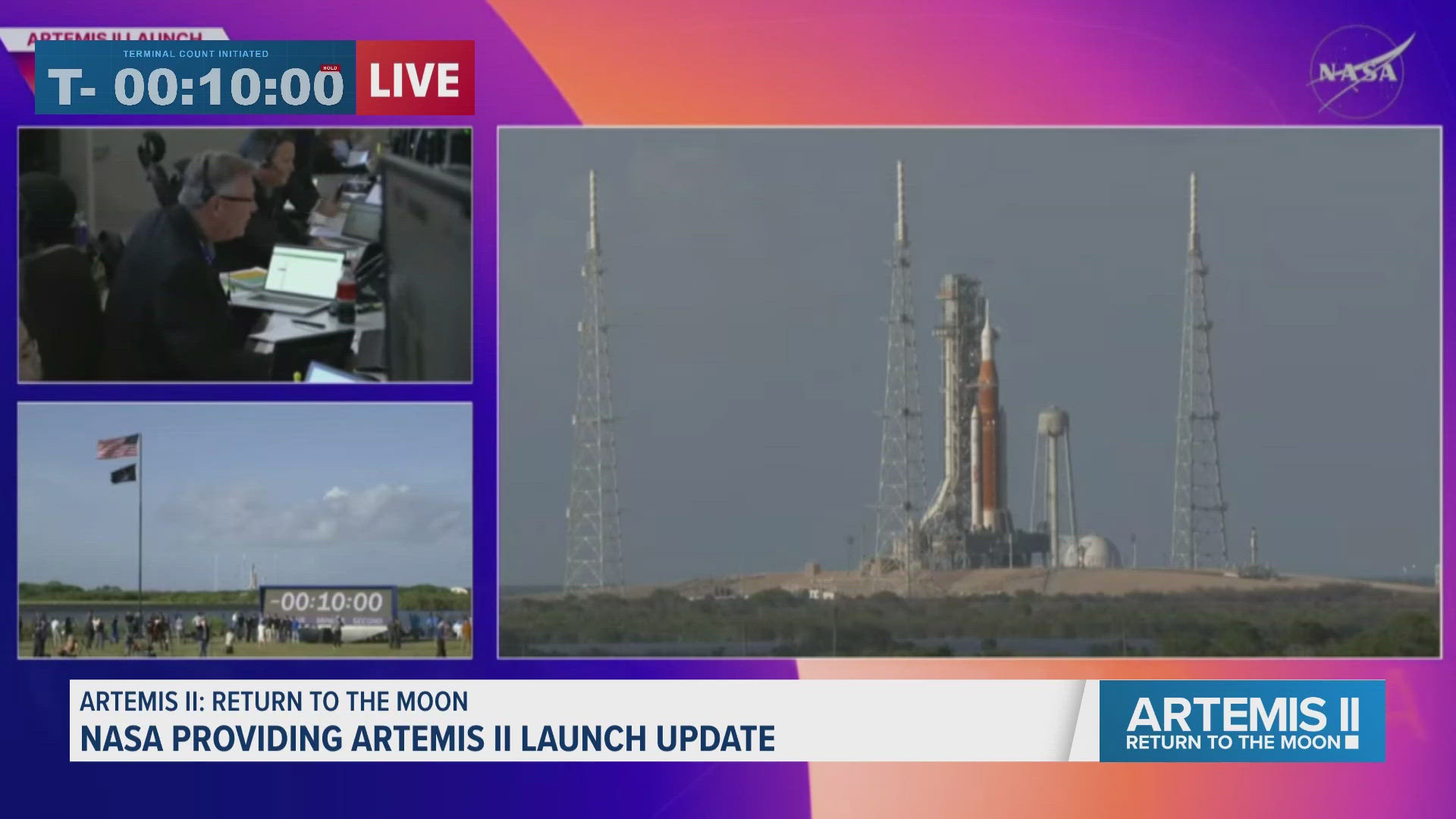 Artemis II gets the go for launch as countdown resumes
