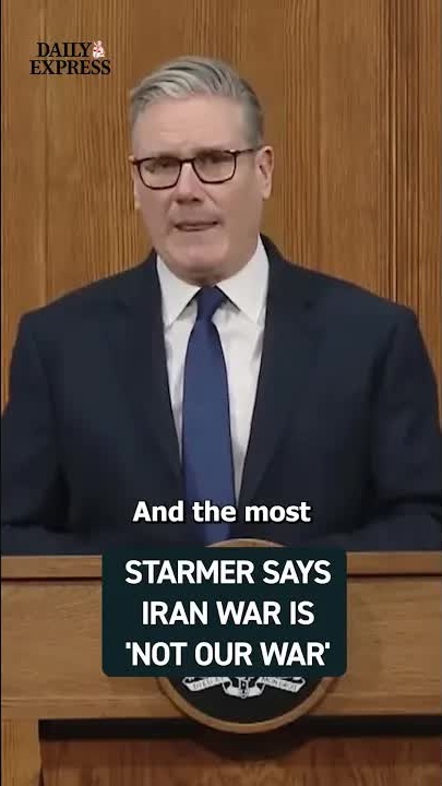 'This is not our war' Keir Starmer refuses to be drawn into Iran ...