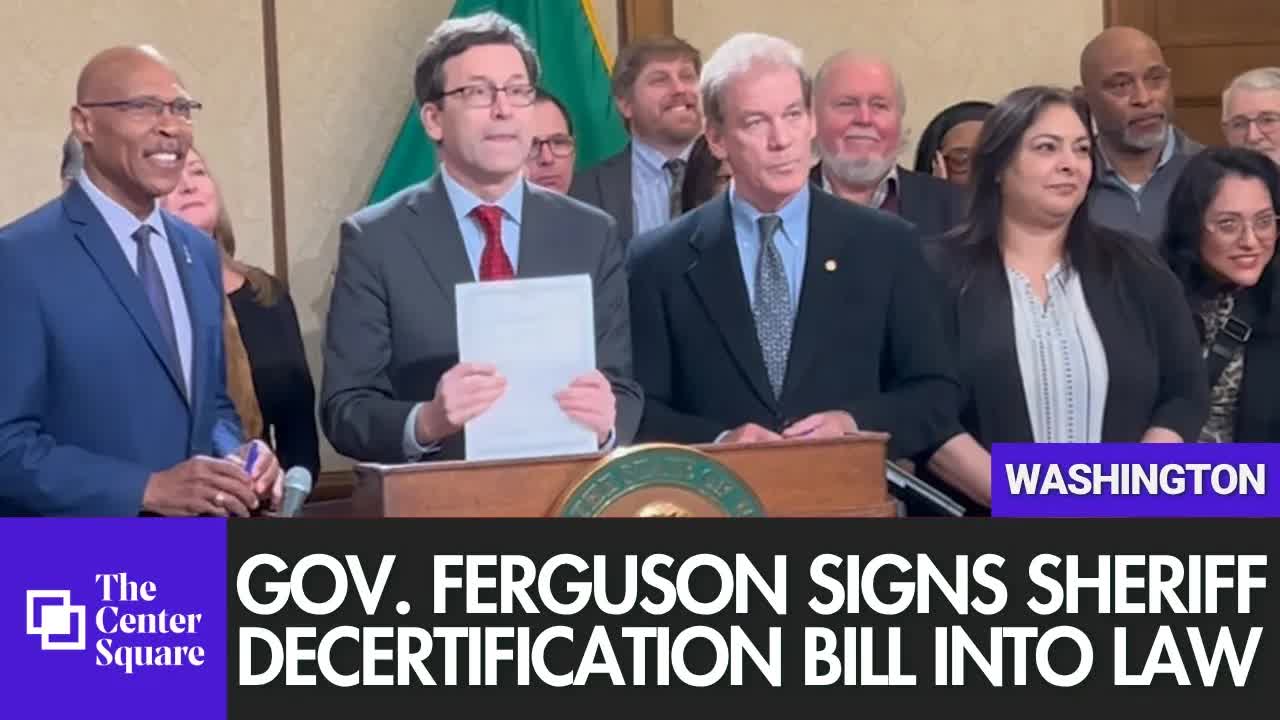Gov. Ferguson signs sheriff decertification bill into law<br>