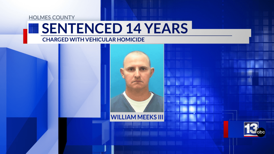 Holmes County man sentenced to 14 years in prison for 2023 vehicular ...