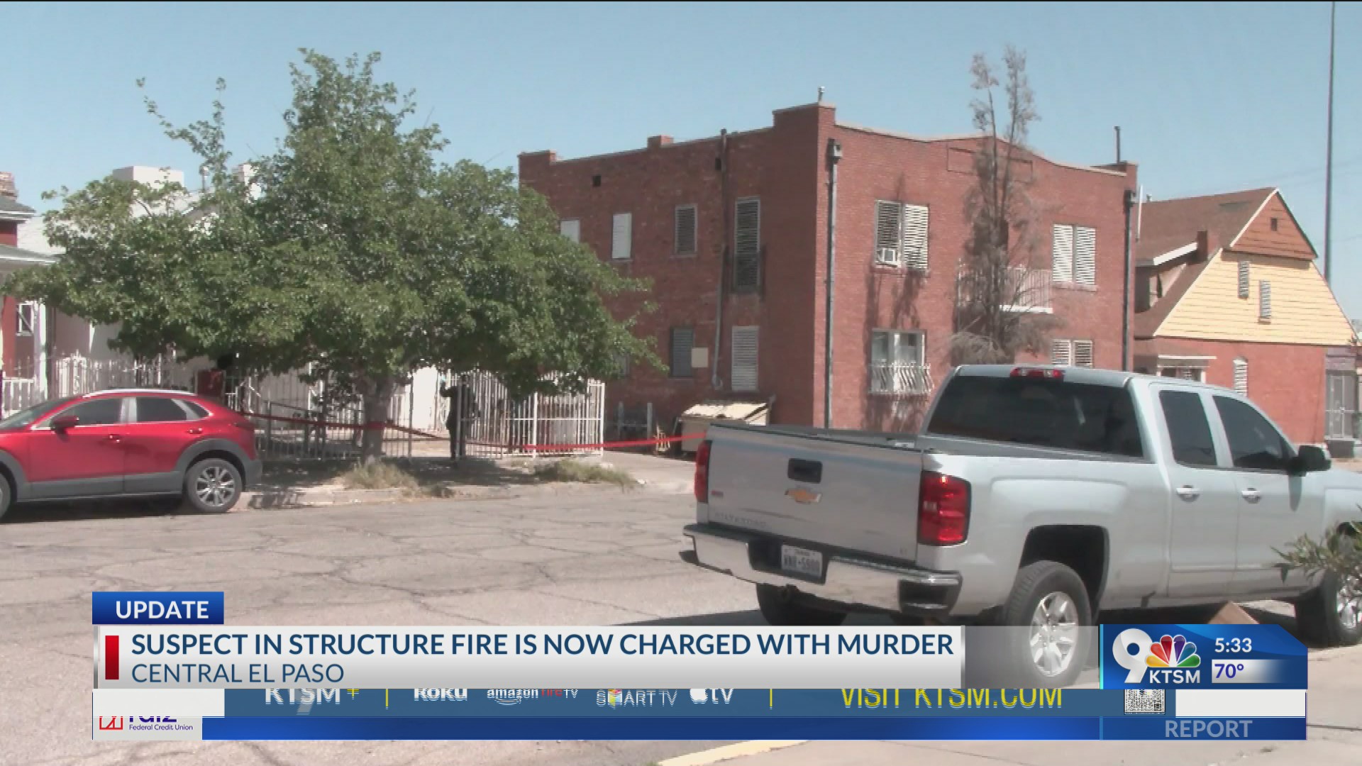 Suspect in Central El Paso fire has charge upgraded to murder