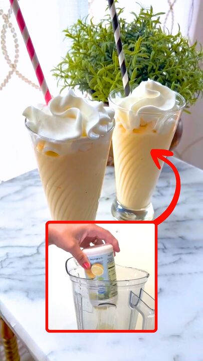 2 ingredient copycat Chick-fil-A frosted lemonade!