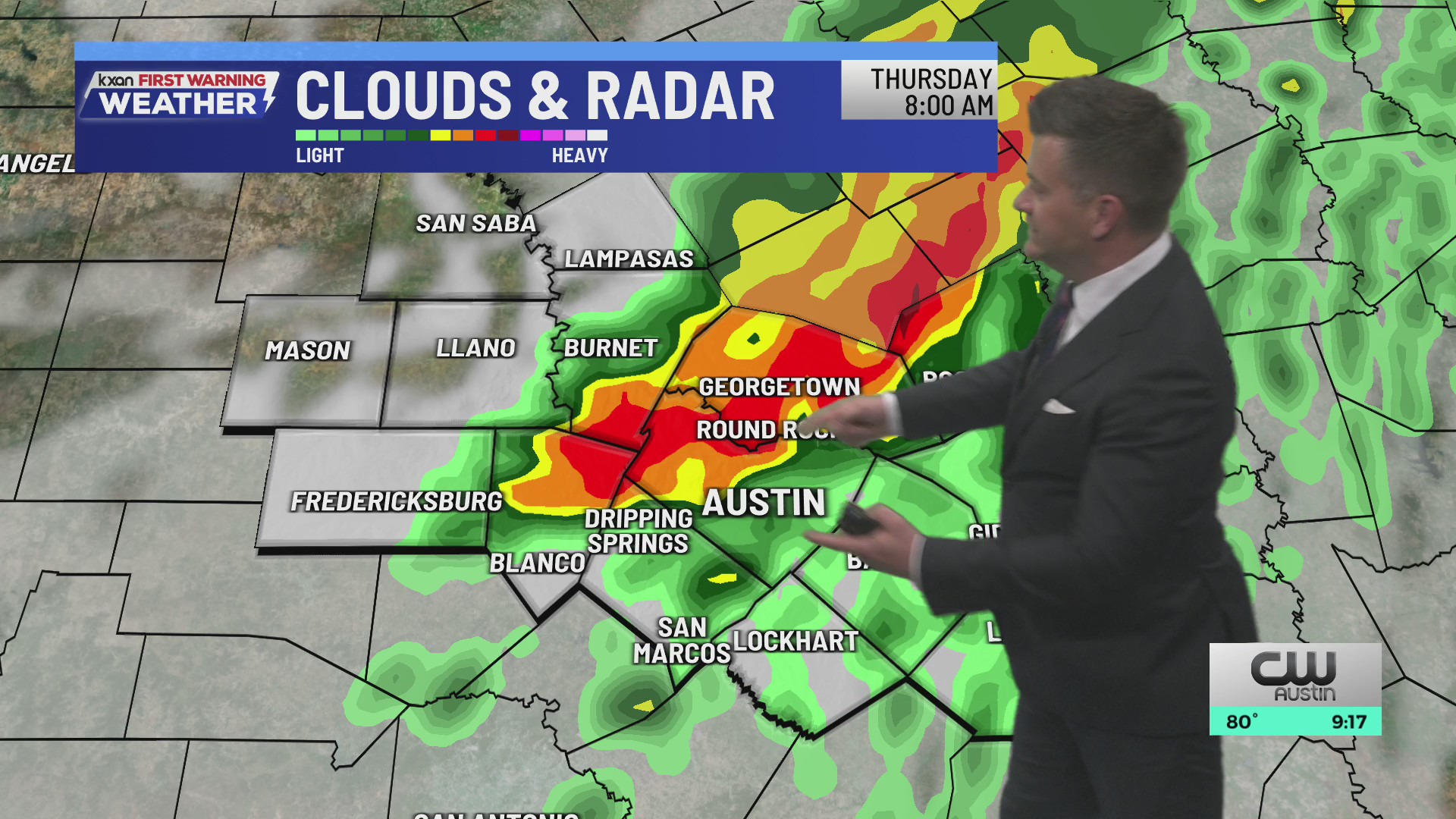 Scattered downpours and storms arrive overnight through Thursday ...