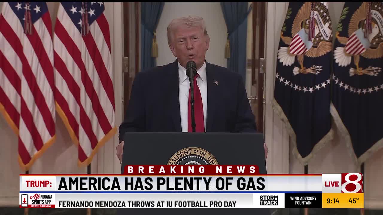 President Trump speaks about war with Iran amid rising oil prices