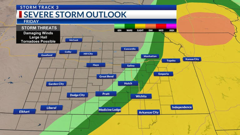 Storm Track 3 forecast: Severe weather threat tonight, storms return Friday