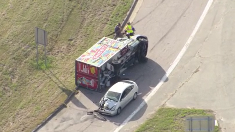 I-40 reopened after tractor trailer crash closes two in Durham
