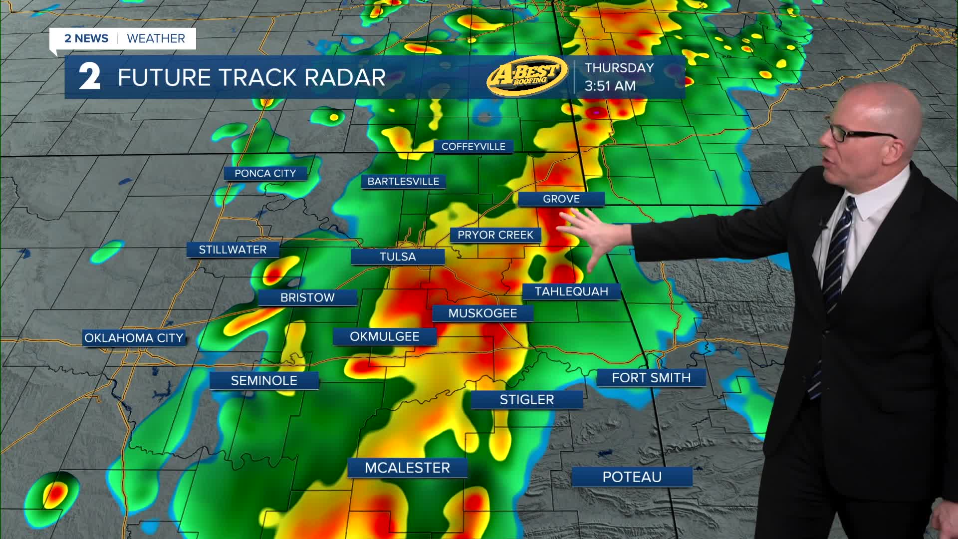 Risk for severe storms overnight into early Thursday