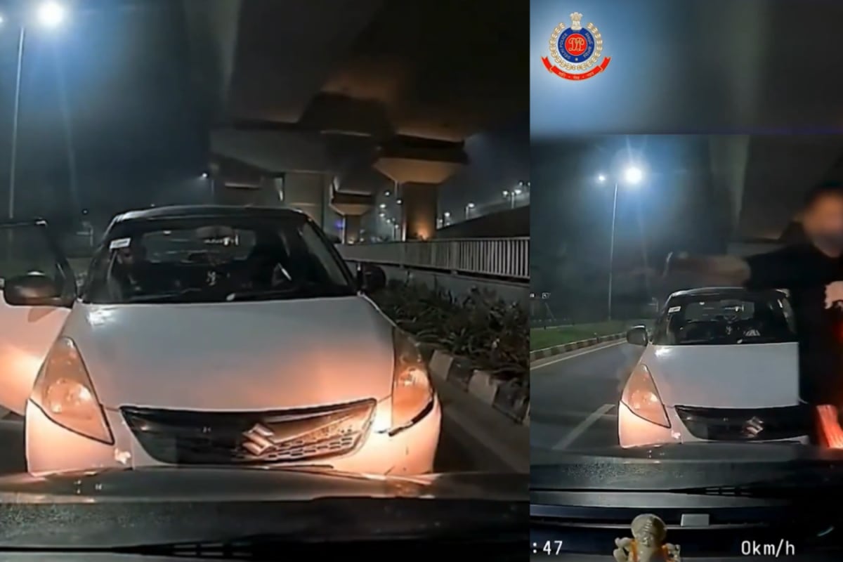 Delhi driver booked for wrong side driving after Dwarka Expressway ...