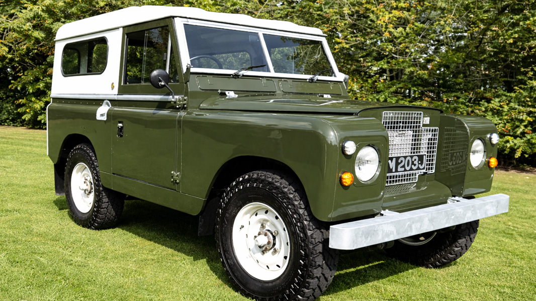 Driving a classic Land Rover with electric power