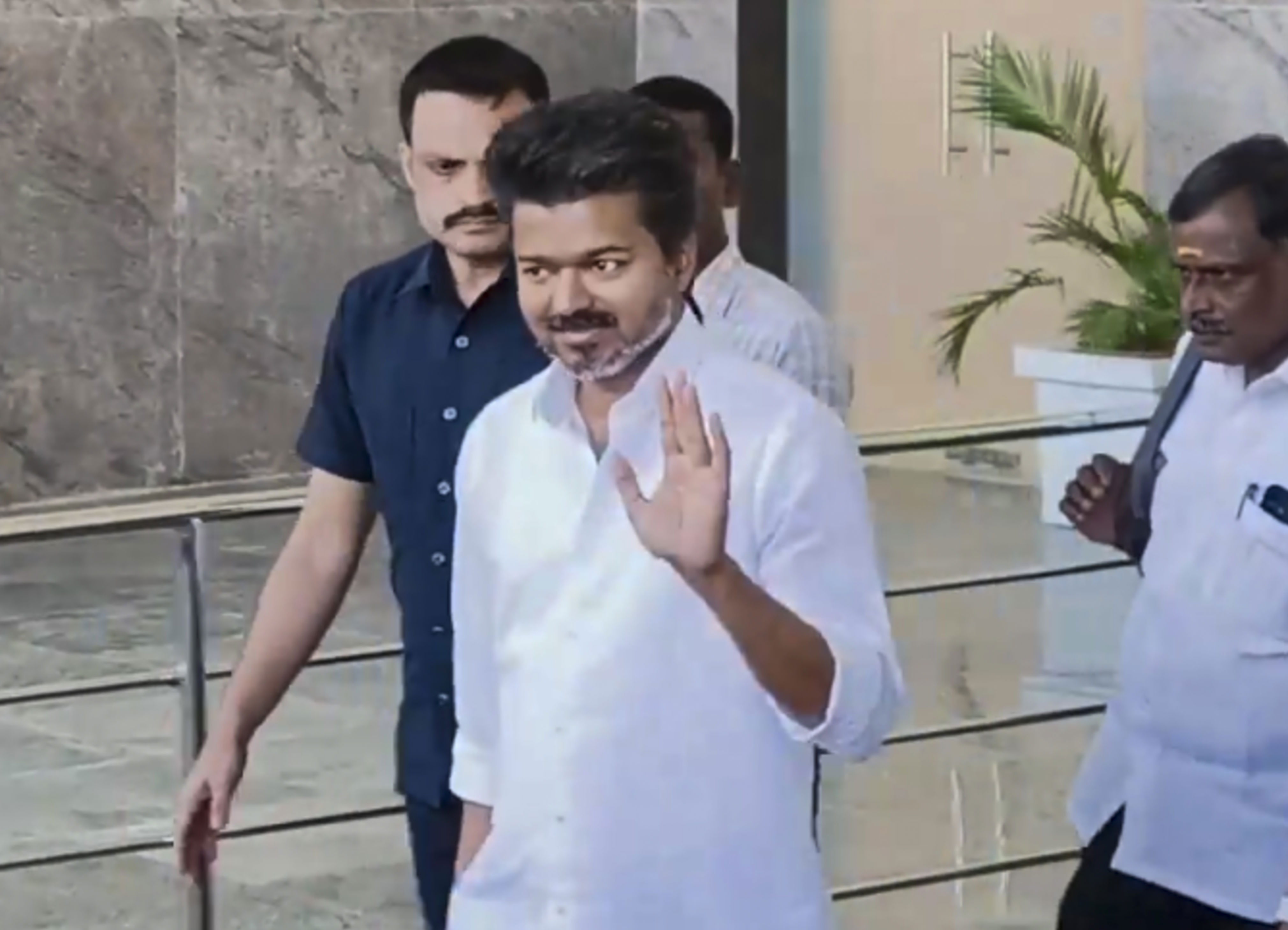 TVK chief Vijay files nomination for Tiruchirapalli East for Apr 23 polls