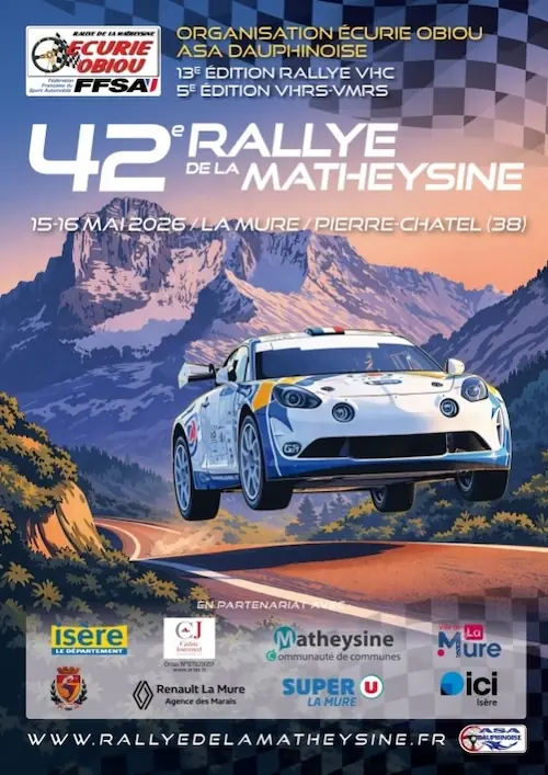 Classement rallye de la Matheysine 2026 direct