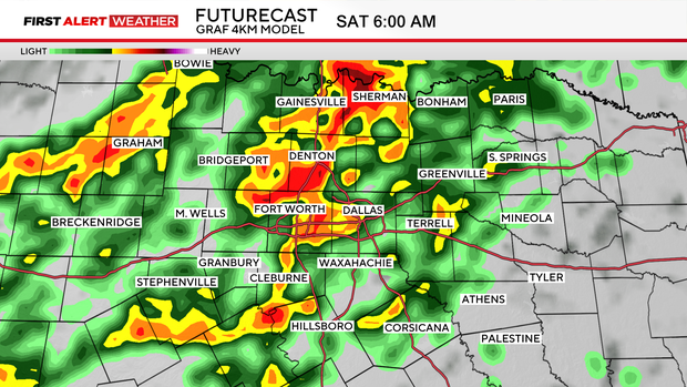 Storms expected to bring strong winds, heavy rain, flooding to North Texas