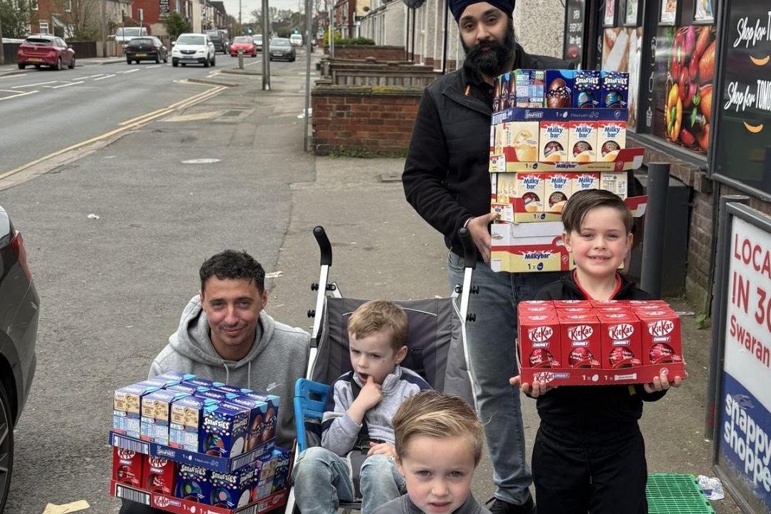 Doncaster's Swaran Mini Market donating 100 chocolate eggs to charity ...