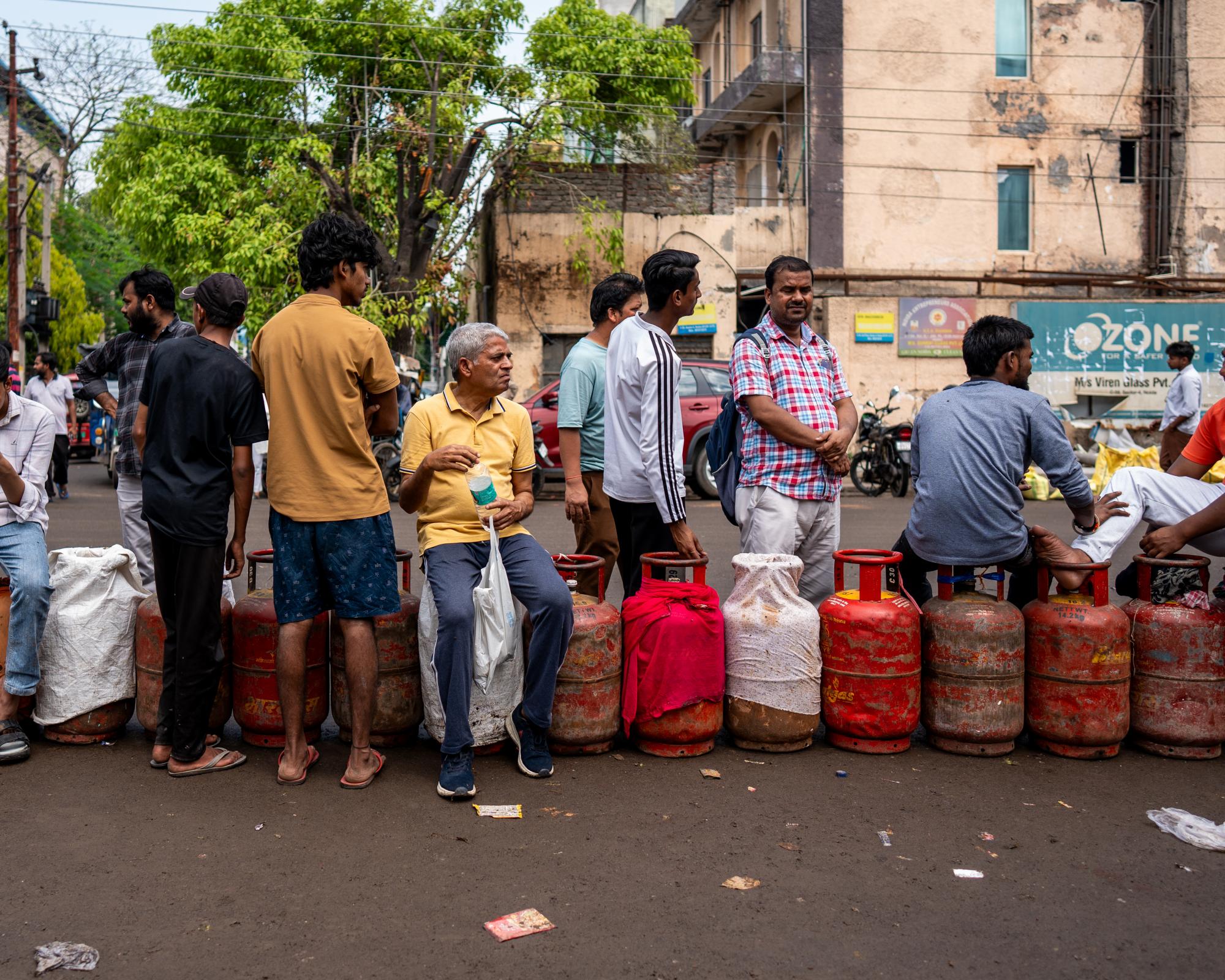 India, one of the world’s largest LPG importers, is witnessing supply disruptions and rising concerns over cooking gas availability. Photograph: Anadolu/Getty Images