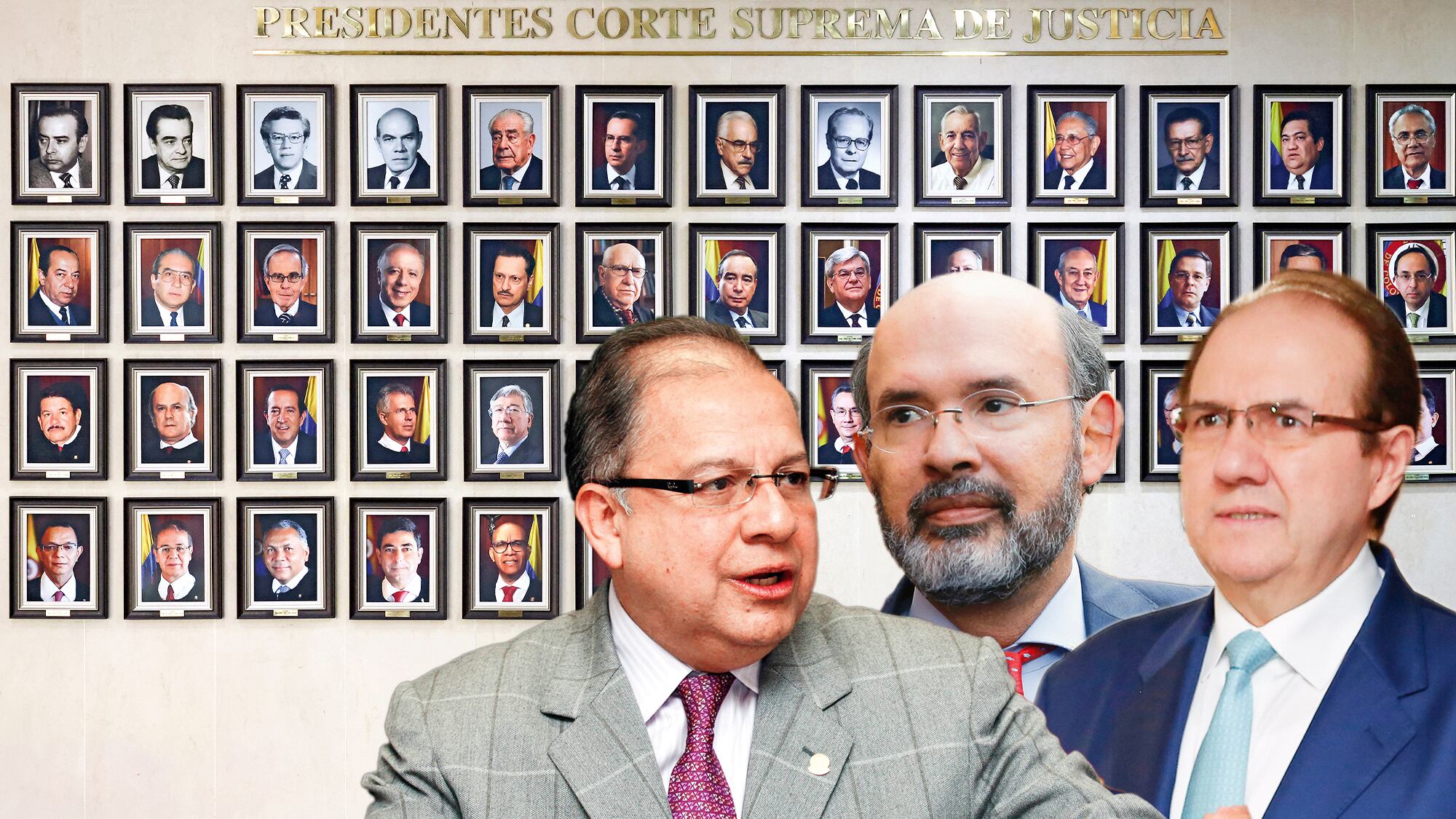 Mural sin indignos: la Corte Suprema de Justica retiró fotos de los ...
