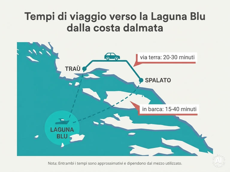 «Come il mare caraibico». La Laguna Blu (che nessuno conosce) a due passi dall’Italia
