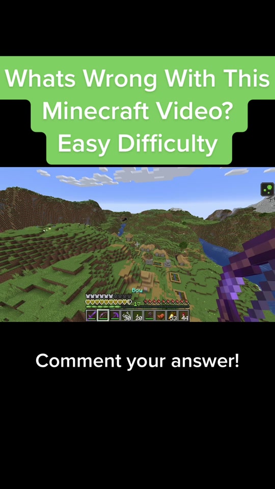 This one is mad easy #minecraft #mc #mcyt #puzzle #riddle #trick #min...