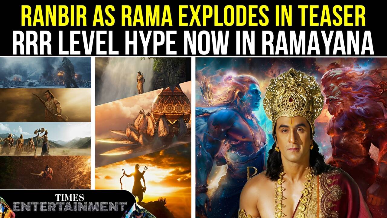 Ranbir Kapoor as Rama goes full mass in teaser, Ramayana builds hype ...
