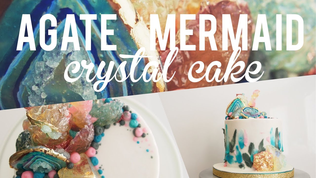This crystal cake design looks almost too beautiful to eat