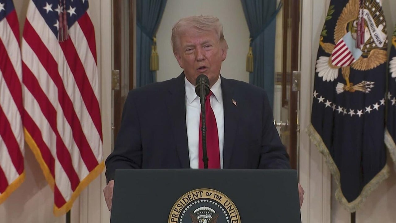 President Donald Trump says Iran war could end in weeks during address ...