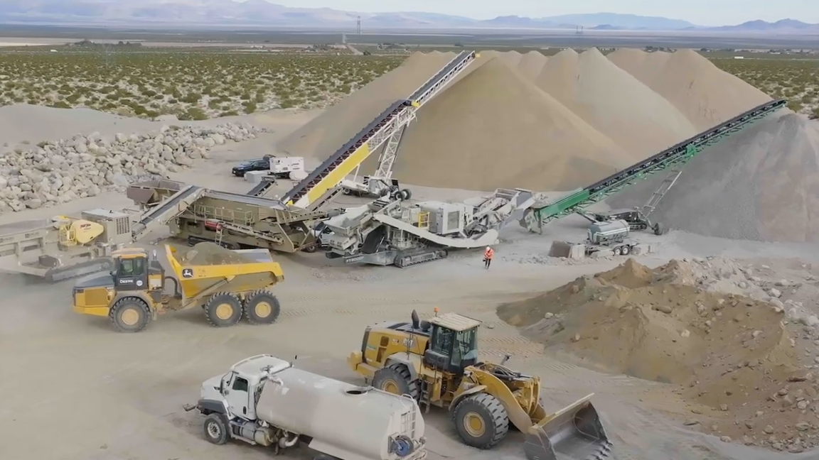 This system shows how materials are handled step by step