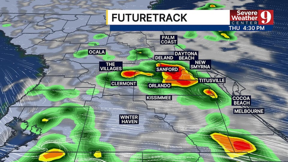 Central Florida braces for strong afternoon storms and breezy ...