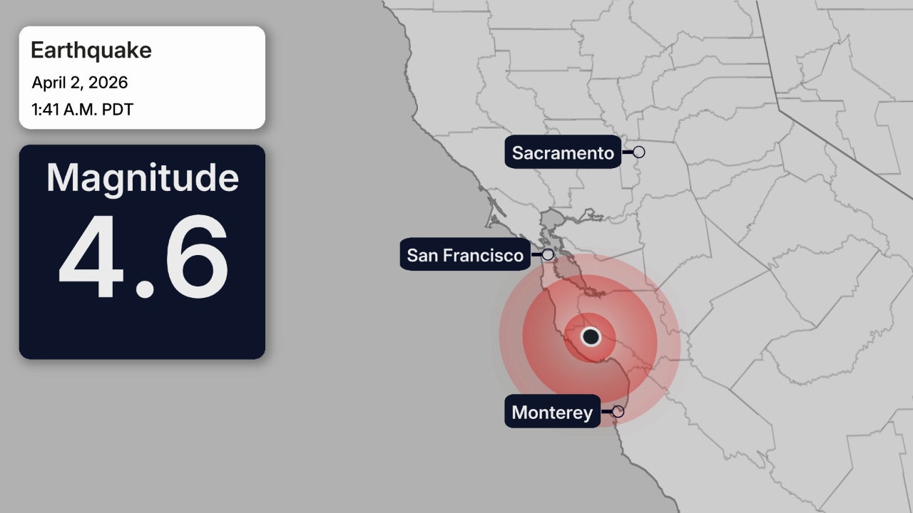 California earthquake shakes Bay Area overnight<br><br>