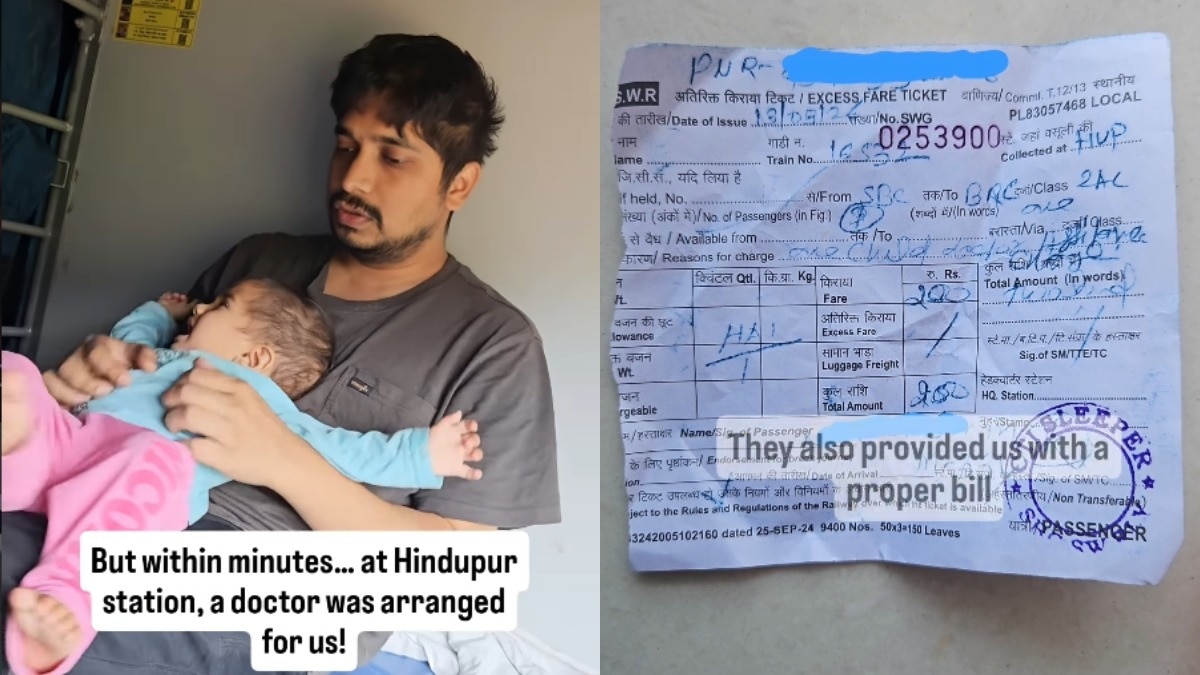Indian Railways steps in as toddler falls ill on train, mother shares ...