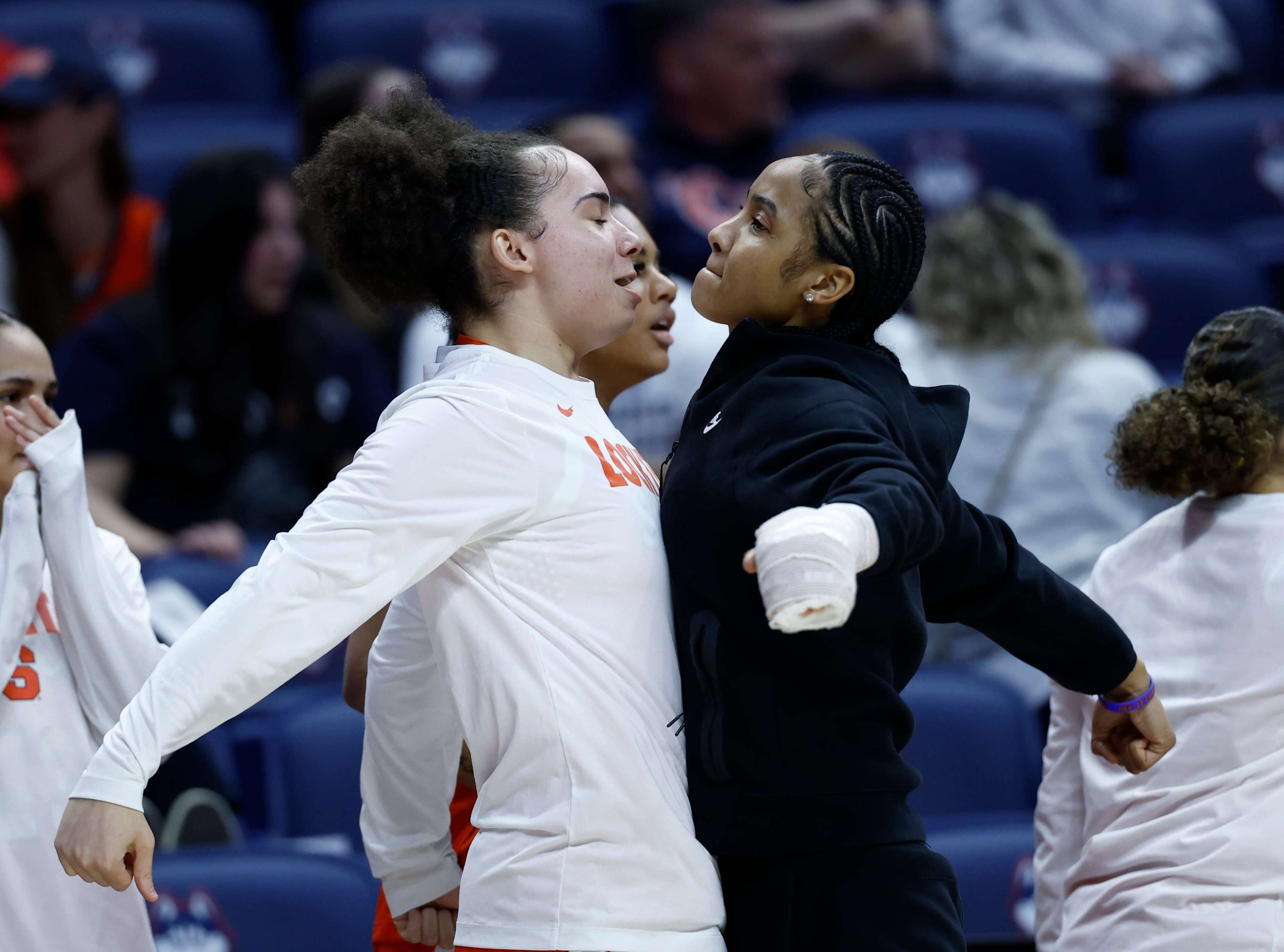 Uche Izoje sends a message and smile back home after trading buckets with an All-American: ‘I did a great job'