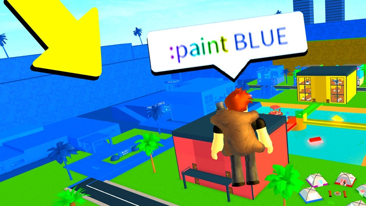 Trying to contact the mysterious blue guest in Roblox