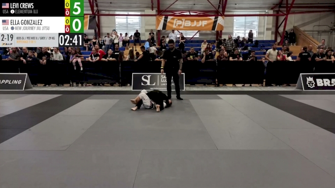 Levi Crews vs Ella Gonzalez 2026 PBJJF Orlando Spring International Open