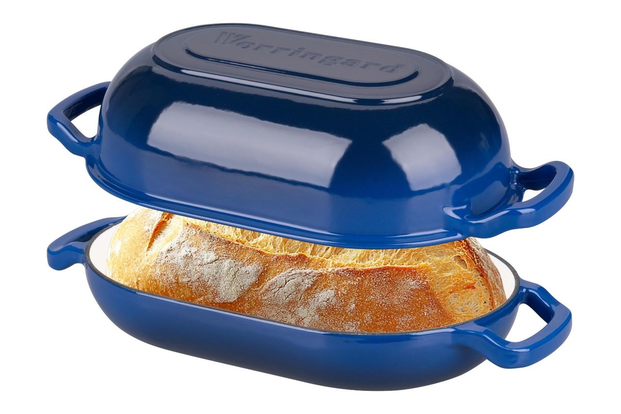 Amazon VORRINGARD Enameled Cast Iron Sourdough Bread Oven