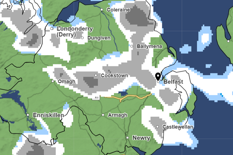 Northern Ireland weather outlook for the week ahead as 'wintry showers ...