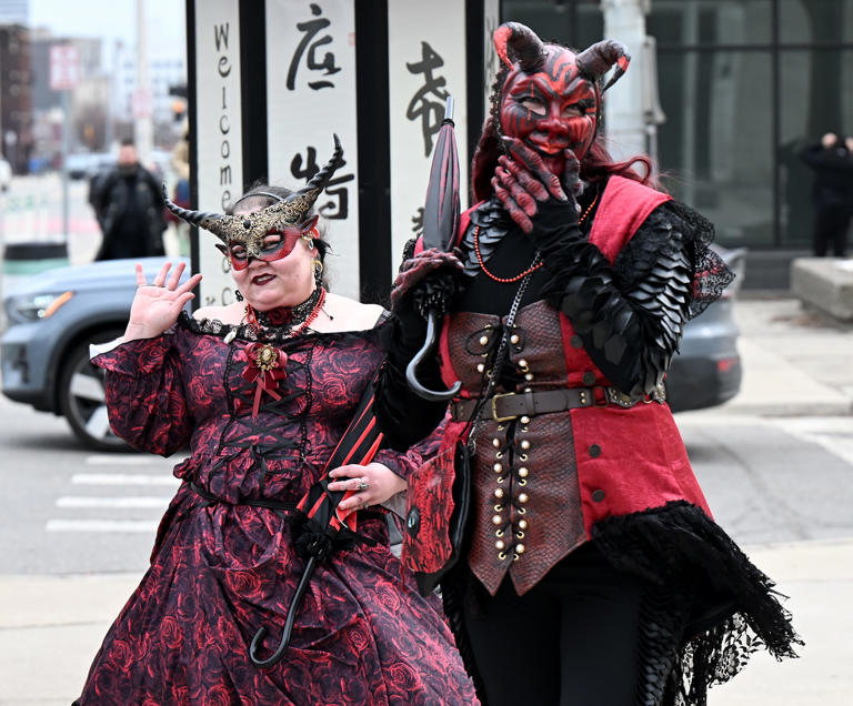 Nain Rouge lures costumed revelers to Detroit's annual parade