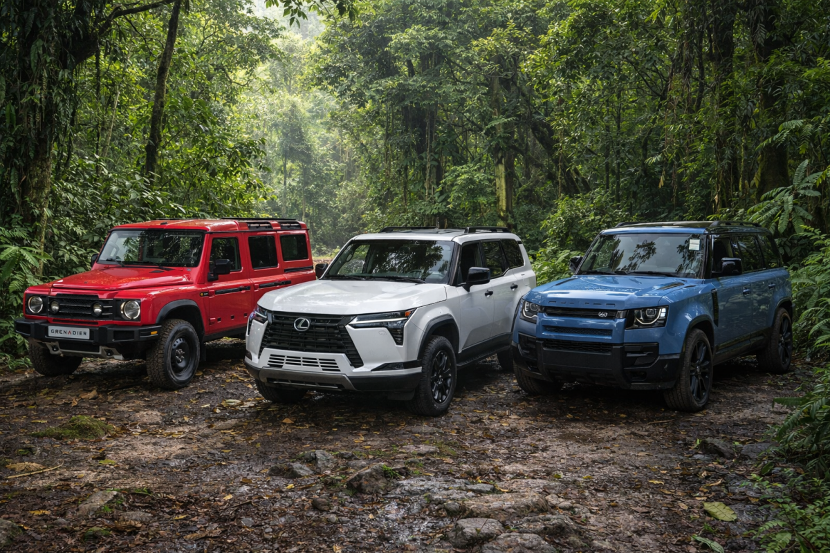 Rugged luxury: The Lexus GX vs Land Rover Defender 110 vs INEOS Grenadier