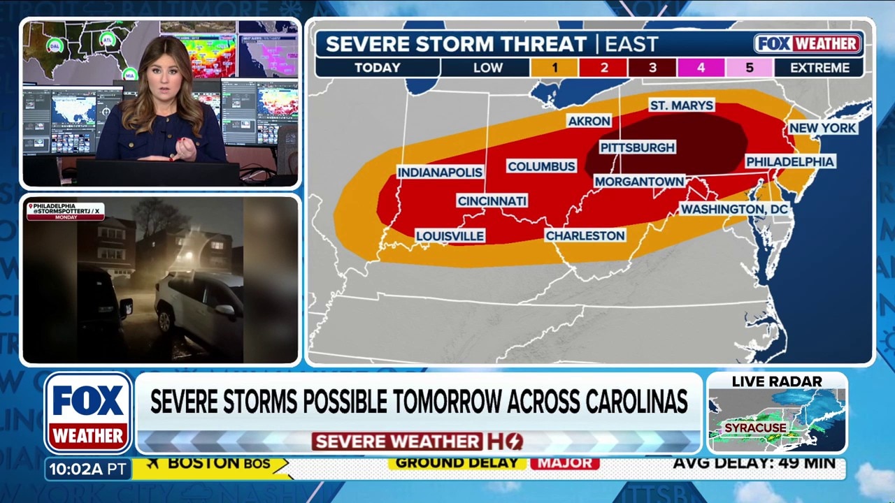 Severe storm threats increase across Ohio Valley as record heat fuels ...