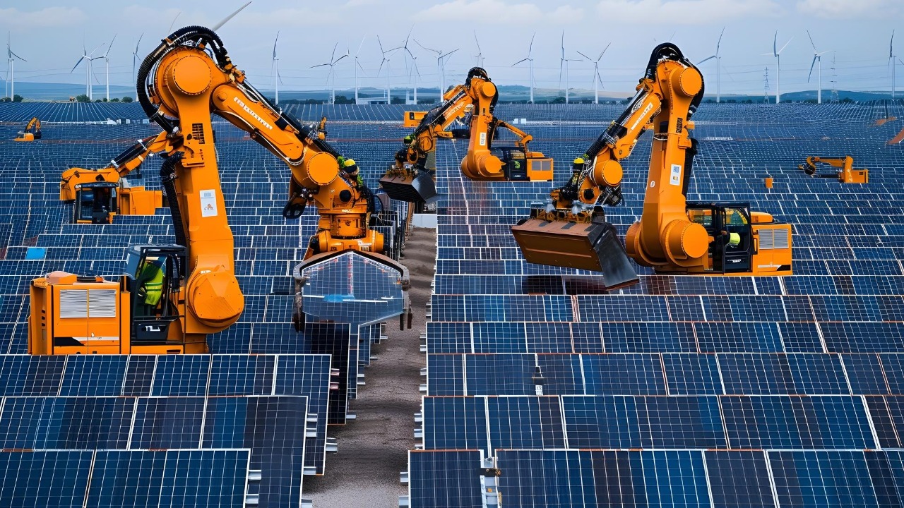 A 24/7 robot for building solar farms is now on the market