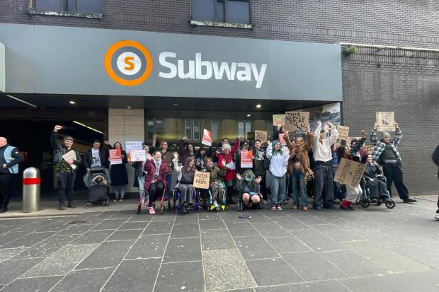 Disability campaigners take to the streets over accessibility on ...