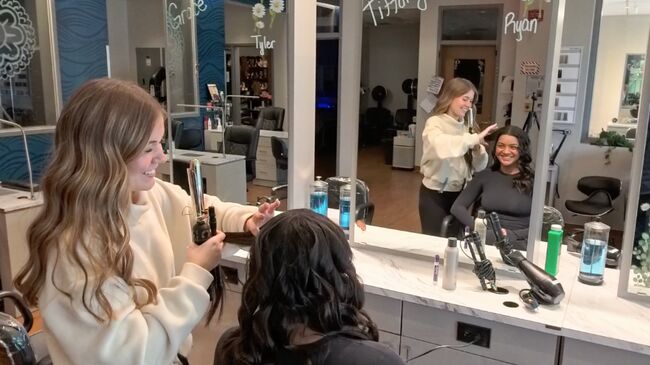 AA1ZaSPM Waltham High Launches New Salon to Train Future Cosmetologists