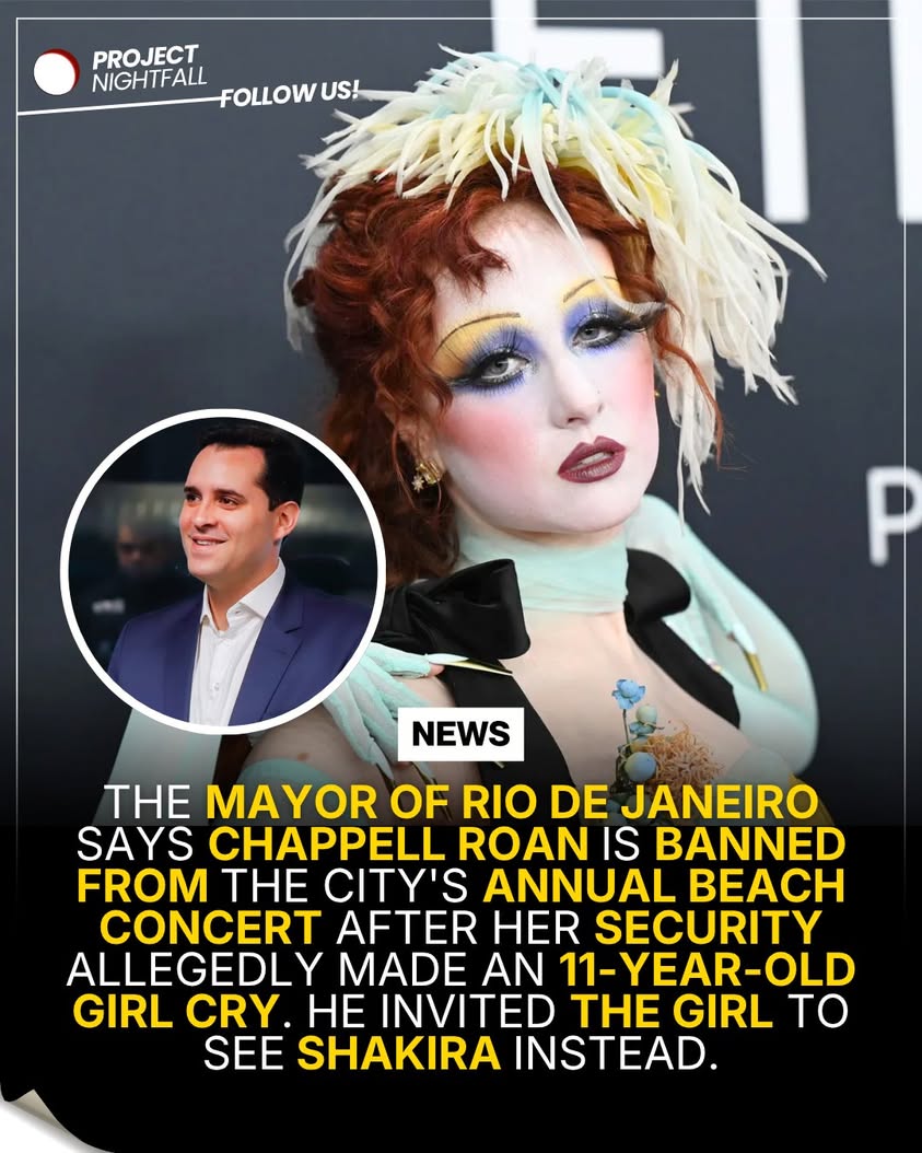 Shock! Rio mayor bans Chappell Roan from world