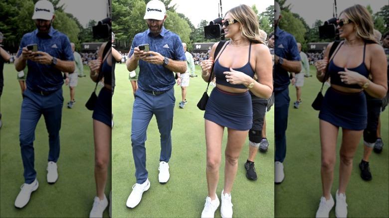 Paulina Gretzky's inappropriate outfit at the 2022 golf invitational ...