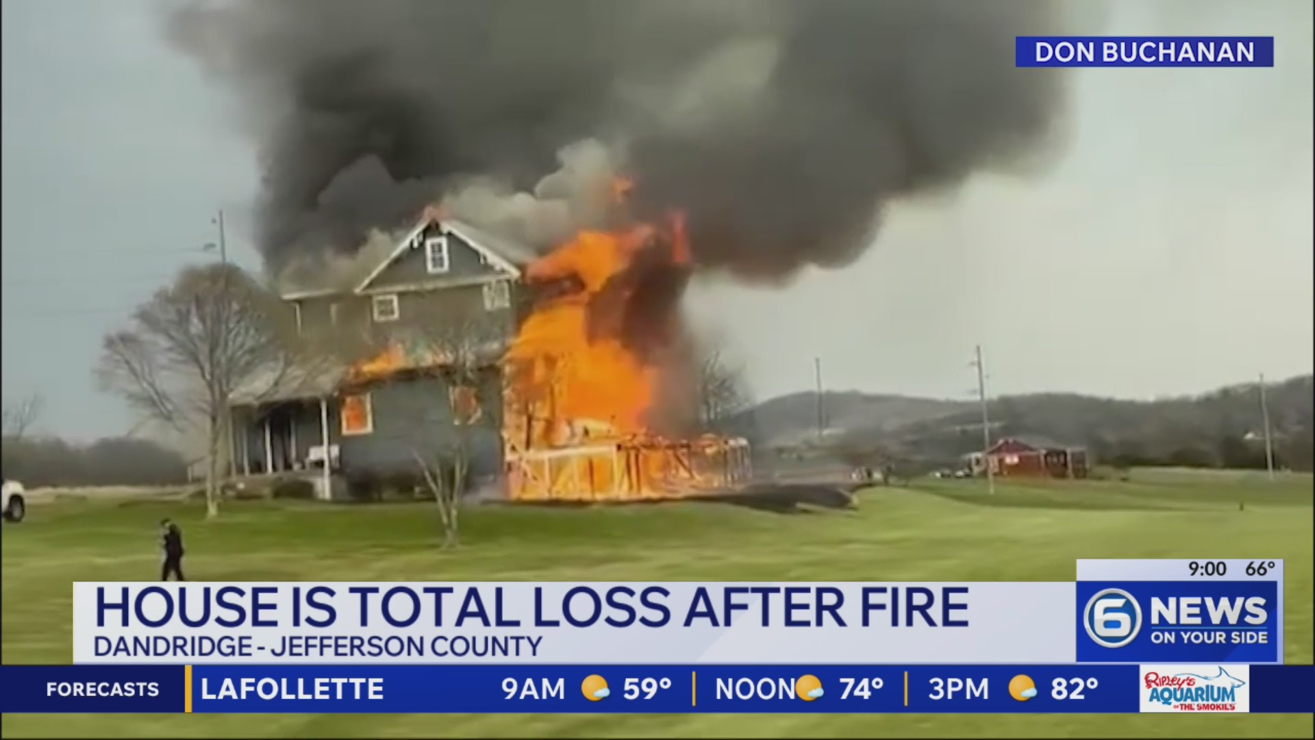 Dandridge fire leaves house a total loss