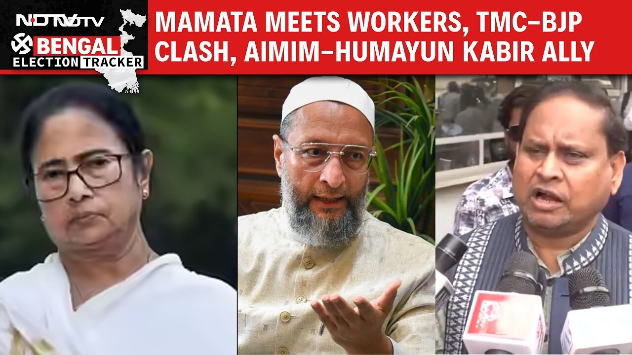 West Bengal elections | Mamata meets workers, TMC-BJP clash, AIMIM ...