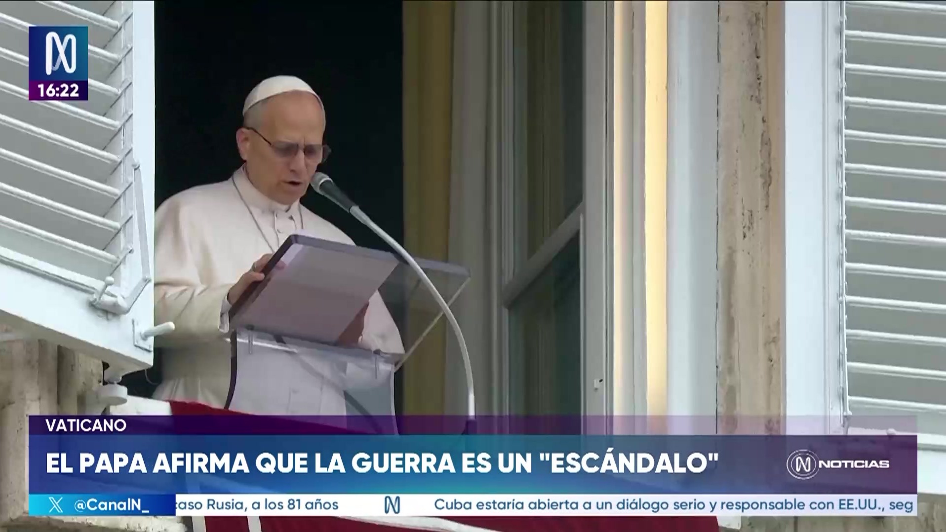 Papa León XIV llama a la paz en Medio Oriente durante el Ángelus